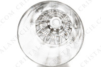 Flûte à Champagne en cristal de Saint-Louis modèle Caton ornée de côtes plates sur la paraison et d une bague sur la jambe photo-5