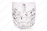 Paire de timbales à punch en cristal de Baccarat modèle Juigne présentant un important décor taillé photo-5