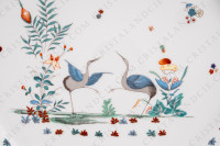 Plateau en porcelaine de Limoges de la maison Le Lys Royal modèle Kakiemon photo-4