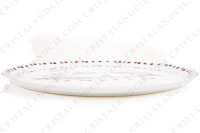 Plateau en porcelaine de Limoges de la maison Le Lys Royal modèle Kakiemon photo-2
