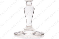 Cordial set in crystal by Baccarat decorated with enameled roses photo-16