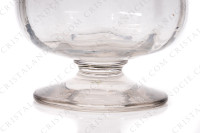 Cordial set in crystal by Baccarat decorated with enameled roses photo-9