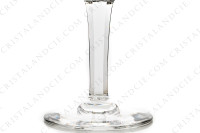 Set of six Champagne flutes in crystal by Saint-Louis pattern Chantilly with an important cut pattern photo-5