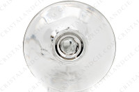 Set of six Champagne flutes in crystal by Saint-Louis pattern Chantilly with an important cut pattern photo-7