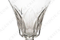 Série de six verres à eau n°2 en cristal de Saint-Louis modèle Camargue présentant un important décor taillé photo-4