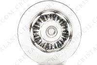 Série de six verres à eau n°2 en cristal de Baccarat modèle Missouri à décor taillé de côtes plates photo-6