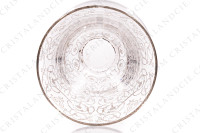 Sérié de six verres à liqueur en cristal de Baccarat modèle Michelangelo présentant un important décor gravé photo-6