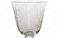 Set of six Sherry glasses n°5 in crystal by Baccarat pattern Argentina with an important engraved pattern photo-4