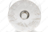 Set of six Sherry glasses n°5 in crystal by Baccarat pattern Argentina with an important engraved pattern photo-7