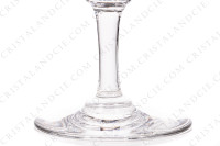 Série de six verres à Porto n°5 en cristal de Baccarat modèle Nancy présentant un important décor taillé photo-5
