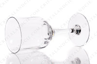 Série de six verres à vin blanc n°4 en cristal de Baccarat modèle Capri ornées de côtes vénitiennes photo-3