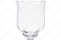 Série de six verres à vin blanc n°4 en cristal de Baccarat modèle Capri ornées de côtes vénitiennes photo-4