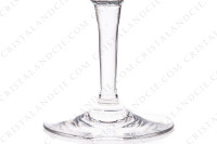 Série de six verres à vin blanc n°4 en cristal de Baccarat modèle Capri ornées de côtes vénitiennes photo-5