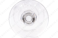 Série de six verres à vin blanc n°4 en cristal de Baccarat modèle Capri ornées de côtes vénitiennes photo-7