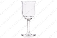 Série de six verres à vin rouge n°3 en cristal de Baccarat modèle Capri orné de côtes vénitiennes photo-2