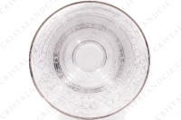 Série de six verres à vin blanc n°4 en cristal de Baccarat modèle Michelangelo présentant un important décor gravé photo-6