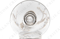 Série de six verres à vin blanc n°4 en cristal de Baccarat forme 4529 gravure Mimosa, orné de branches de mimosa et d une frise gravées photo-7