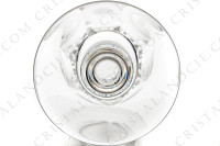 Série de six verres à vin blanc n°4 en cristal de Baccarat modèle Missouri à décor taillé de côtes plates photo-7