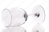 Série de six verres à vin n°4 en cristal de Baccarat modèle Sévigné présentant un décor d arabesques gravé photo-3