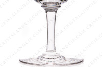 Série de six verres à vin n°4 en cristal de Baccarat modèle Sévigné présentant un décor d arabesques gravé photo-5