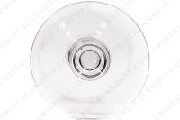 Série de six verres à vin n°4 en cristal de Baccarat modèle Sévigné présentant un décor d arabesques gravé photo-7