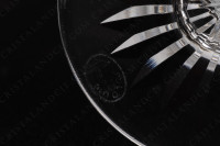 Série de six verres à vin blanc n°4 en cristal de Saint-Louis modèle Tommy présentant un important décor taillé photo-8