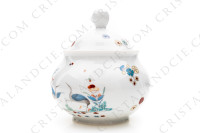Sucrier en porcelaine de Limoges de la maison Le Lys Royal modèle Kakiemon photo-3