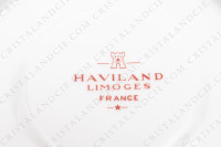 Tasse à café en porcelaine de Limoges de la maison Haviland modèle Arbre pourpre forme Lutèce orné d un arbre fleuri pourpre et jaune en son centre, de frises végétales et d un liseré or photo-10