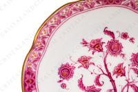 Tasse à café en porcelaine de Limoges de la maison Haviland modèle Arbre pourpre forme Lutèce orné d un arbre fleuri pourpre et jaune en son centre, de frises végétales et d un liseré or photo-9