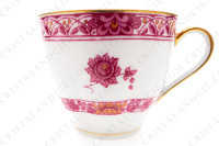 Tasse à café en porcelaine de Limoges de la maison Haviland modèle Arbre pourpre forme Lutèce orné d un arbre fleuri pourpre et jaune en son centre, de frises végétales et d un liseré or photo-4