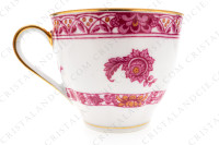 Tasse à café en porcelaine de Limoges de la maison Haviland modèle Arbre pourpre forme Lutèce orné d un arbre fleuri pourpre et jaune en son centre, de frises végétales et d un liseré or photo-6