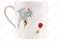Tasse à café en porcelaine de Limoges de la maison Le Lys Royal modèle Kakiemon photo-4