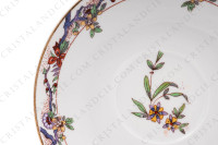 Tea cup in Limoges china by Bernardaud decorated with a polychrome Japanese pattern photo-9