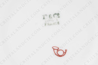 Tea cup in Limoges china by Bernardaud decorated with a polychrome Japanese pattern photo-10