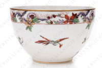 Tea cup in Limoges china by Bernardaud decorated with a polychrome Japanese pattern photo-7