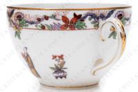 Tasse à thé en porcelaine de Limoges de la maison Bernardaud ornée d un décor polychrome japonisant photo-5