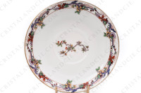 Tea cup in Limoges china by Bernardaud decorated with a polychrome Japanese pattern photo-8