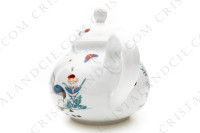 Théière en porcelaine de Limoges de la maison Le Lys Royal modèle Kakiemon photo-4