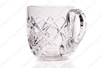 Timbale à punch en cristal de Baccarat modèle Lagny présentant un important décor taillé photo-3