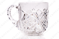 Timbale à punch en cristal de Baccarat modèle Lagny présentant un important décor taillé photo-4