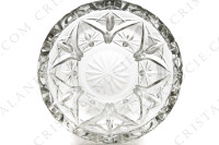 Vase en cristal de Saint-Louis modèle 411 présentant un riche décor taillé de biseaux et étoiles photo-7