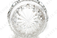 Vase en cristal de Saint-Louis modèle 411 présentant un riche décor taillé de biseaux et étoiles photo-8