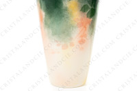 Vase in Limoges china by Quinque Mercier hand painted by F photo-11