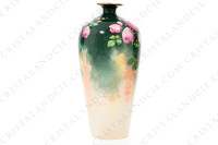 Vase in Limoges china by Quinque Mercier hand painted by F photo-3