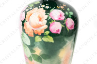 Vase in Limoges china by Quinque Mercier hand painted by F photo-9
