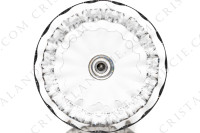 Vase en cristal de Daum modèle Vérone dont la paraison est ornée de côtes vénitiennes, muni d un pied creux photo-5