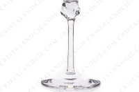 Verre à eau n°2 en cristal de Daum modèle Boléro présentant une bague torsadée sur la jambe photo-4