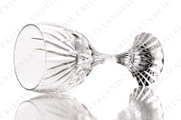 Verre à eau n°2 en cristal de Baccarat modèle Masséna présentant un décor taillé de biseaux en jeux d orgues photo-2