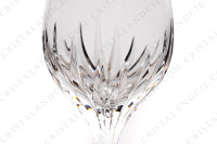 Verre à eau n°2 en cristal de Baccarat modèle Masséna présentant un décor taillé de biseaux en jeux d orgues photo-3