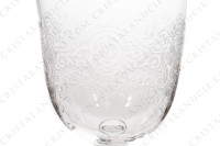 Verre à eau n°2 en cristal de Baccarat modèle Médicis forme 8470 gravure 8828 présentant un important décor gravé photo-4